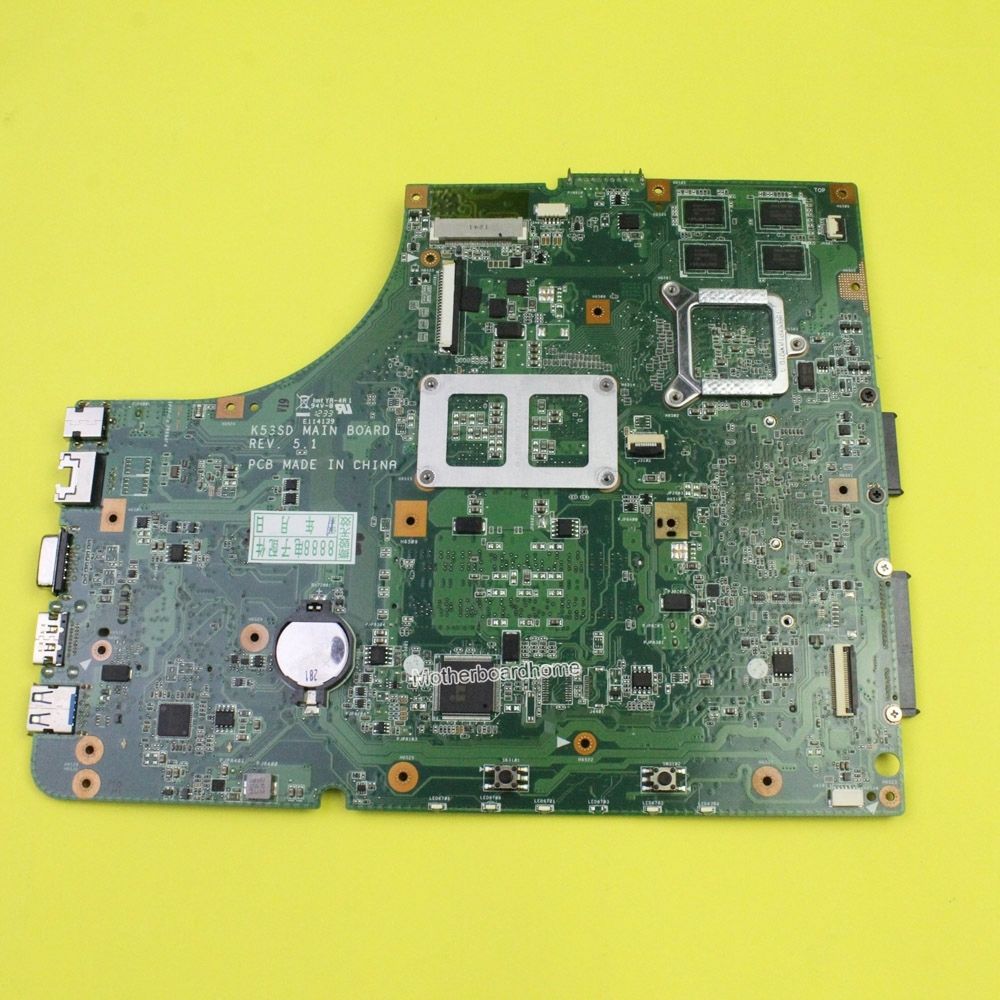 Asus K53SD X53S A53S Laptop-Hauptplatine 60-N3EMB1300-025 REV 5.1